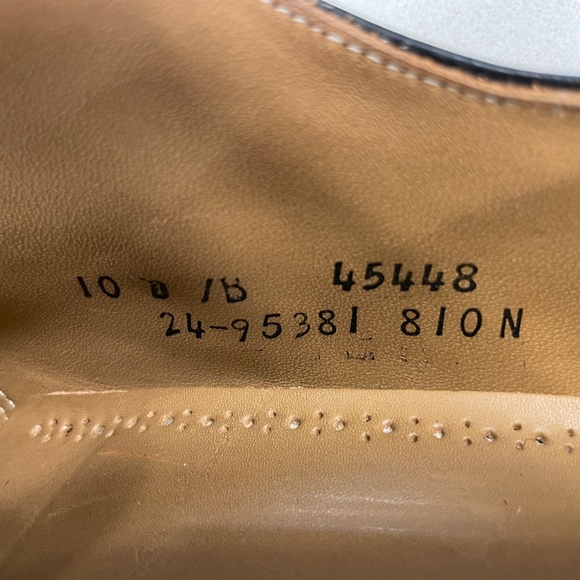 Johnston & Murphy Black Oxford Shoes - Picture 6 of 9